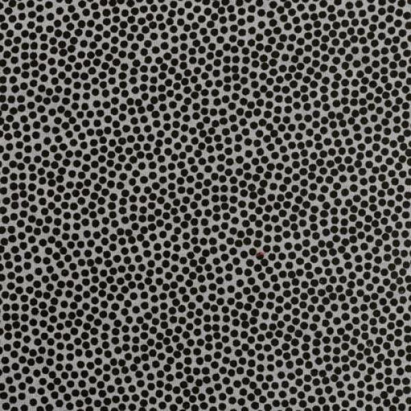 Baumwolle Dotty Schwarz/Grau by Swafing